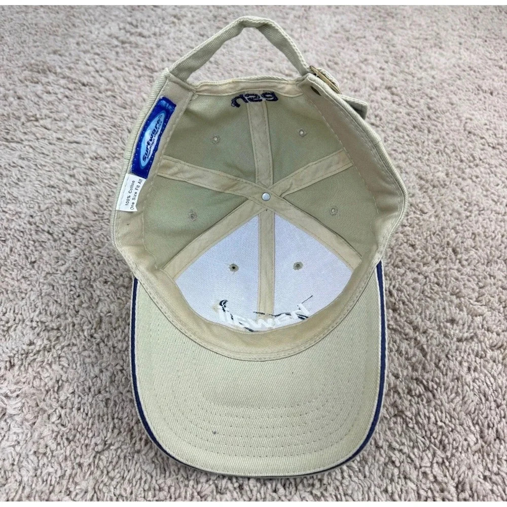 Hawaiian Classics Hat Surfware USA Strap‎ Khaki Cotton Adjustable Baseball Cap